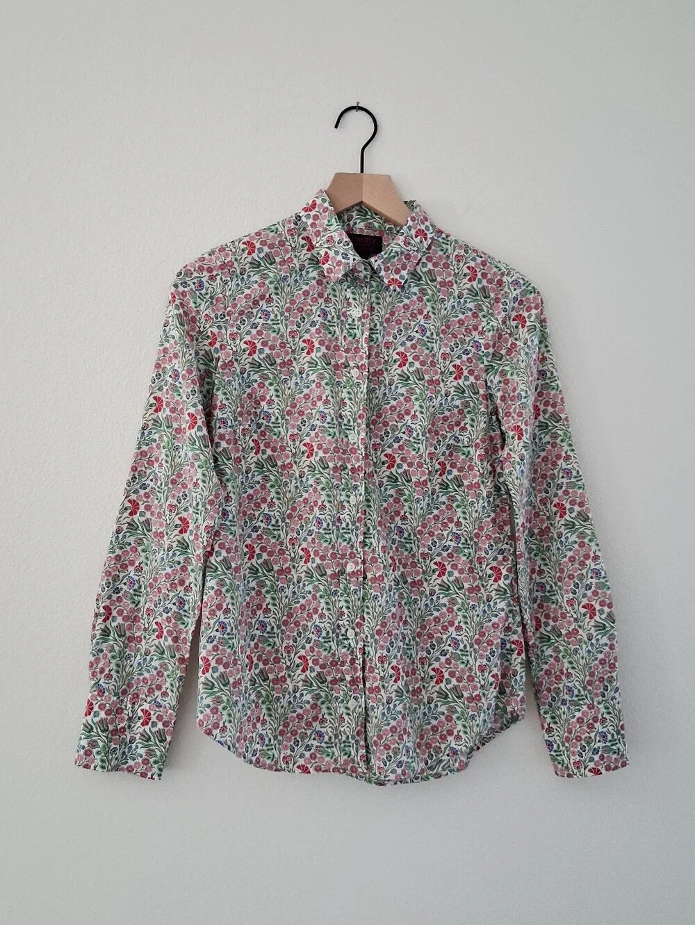 J. Crew Liberty Art Fabric Isborella Floral The Perfect Shirt